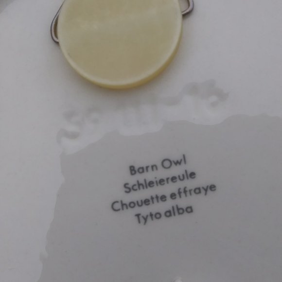 Vintage 1975 Goebel West Germany Hand Painted Barn Owl Ceramic Plaque F Kirchner - Picture 9 of 14